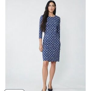 J. McLaughlin | Dresses | Jmclaughlin Catalina Cloth Sophia Dress In Mega Palm  Spring Ruched Dress M | Poshmark